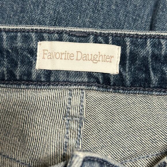 FAVORITE DAUGHTER Sz 24 Medium Wash Denim High Rise Straight Jeans Casual Pants - Picture 7 of 8